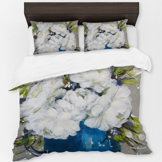 Blue Pot By Stella Bruwer Duvet Cover Set