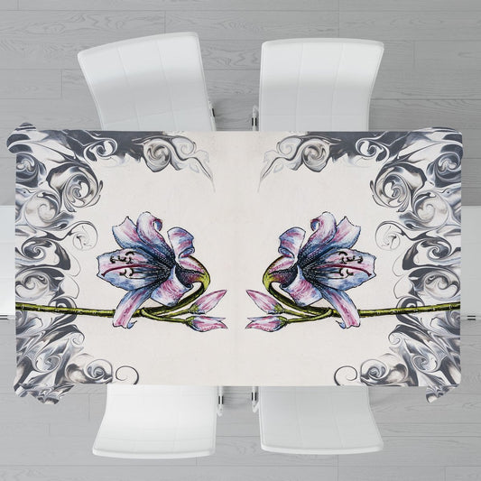 River Lilly By Cherylin Louw Rectangle Tablecloth