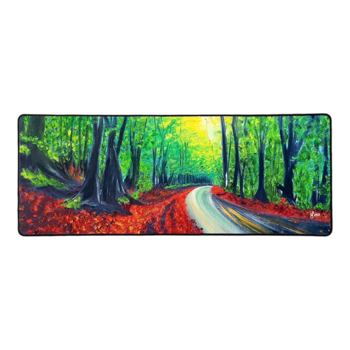 Trees and Roads By Yolande Smith Large Desk Pad